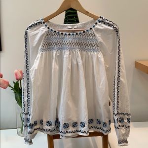 BRAND NEW women’s Arusha blouse - clean white